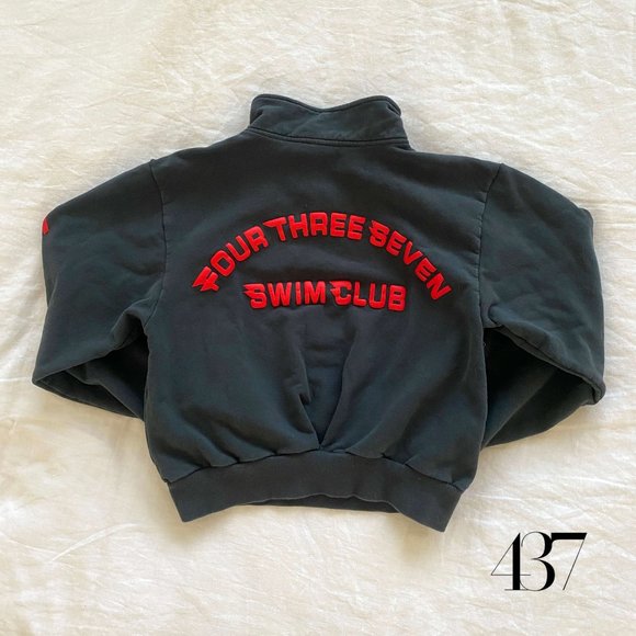 437 Sweaters - 437 Swim Club Half Zip Sweatshirt Pullover